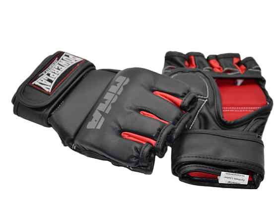Рукавиці для MMA PowerPlay 3053 Чорно-Червоні S/M Луцьк
