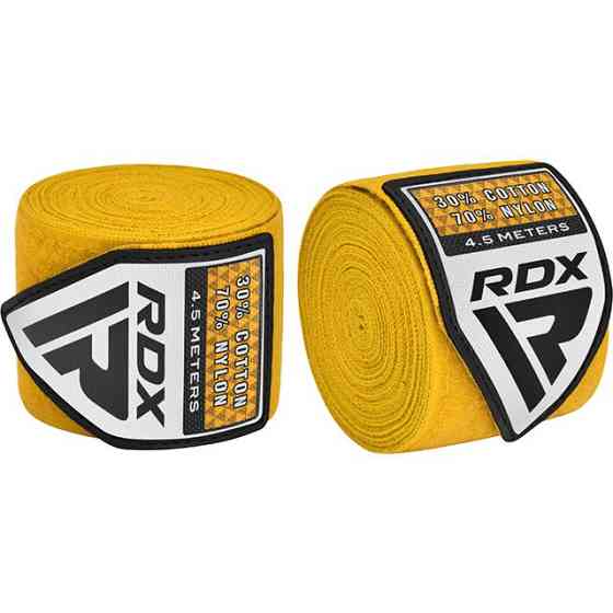 Бинти для боксу RDX WX Professional Boxing Hand Wraps Yellow (4.5м.) Каменское