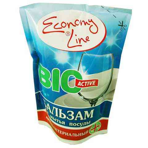 Гель для мытья  посуды  Economy Line  450г (Антибактеріальний ) БАЛЬЗАМ (1 шт) Харьков