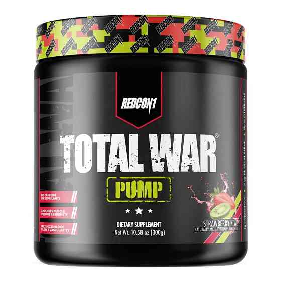 Предтренировочный комплекс Redcon1 Total War Pump 300 г, Strawberry Kiwi Луцк