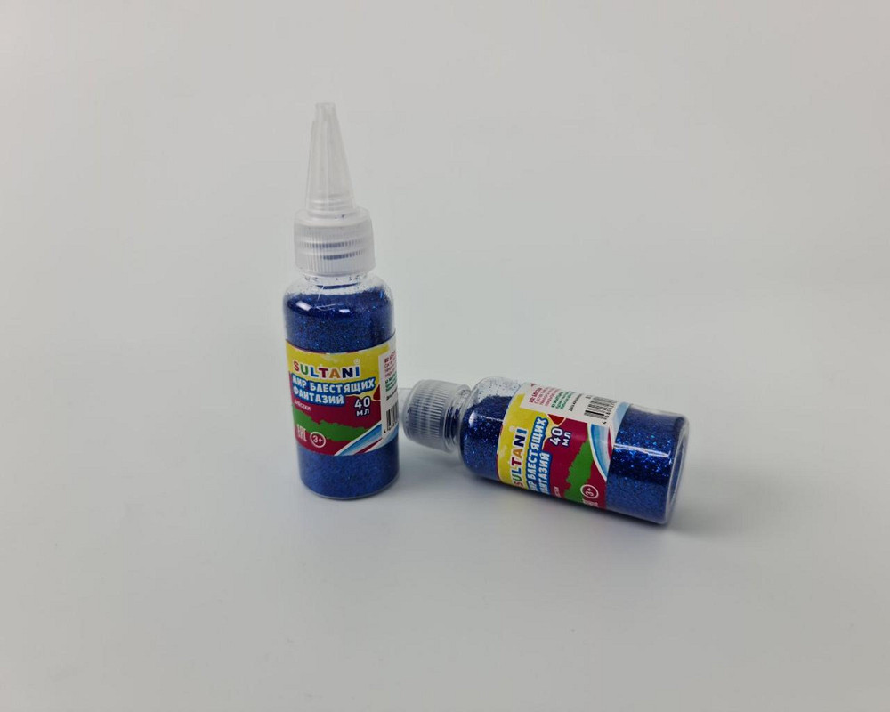 Набір для дитячої творчості "Блискітки" синій (1 шт.) Харків - фото 4