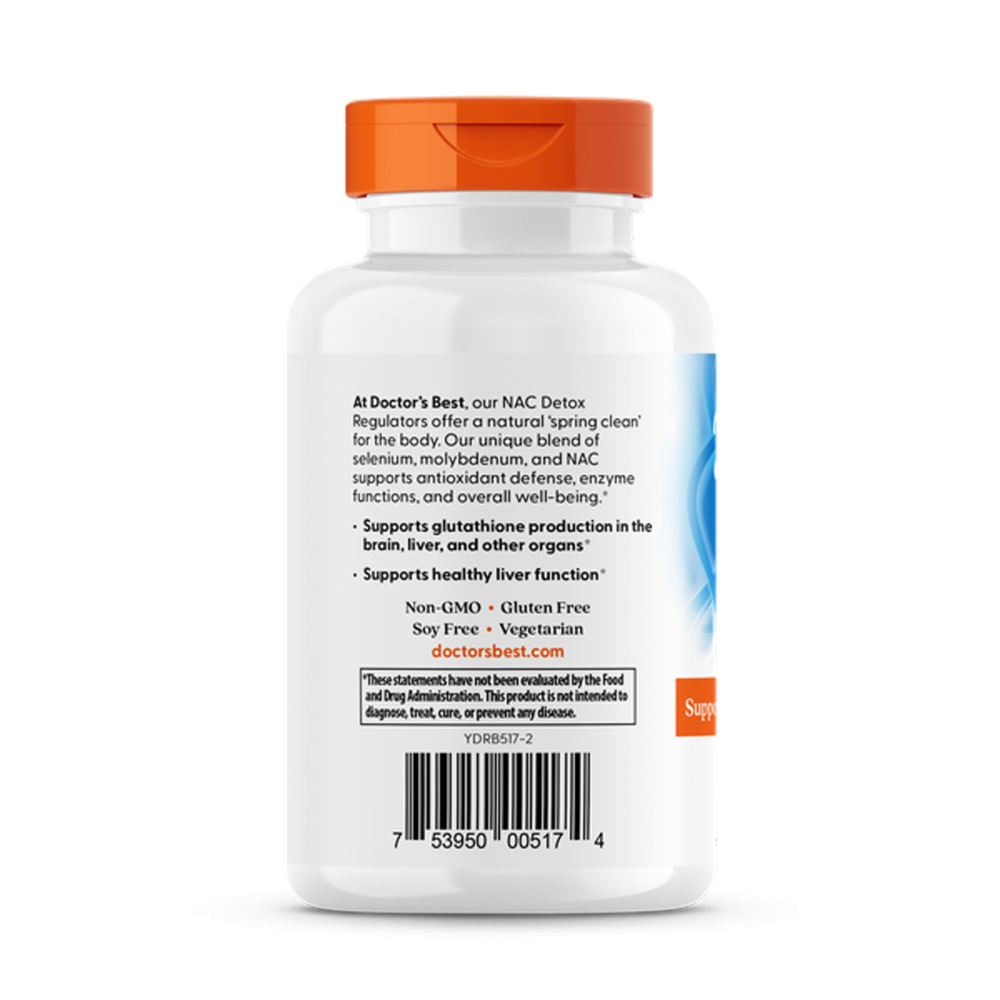 Ацетилцистеин Doctor's Best NAC Detox Regulators 180 капс Киев - изображение 3