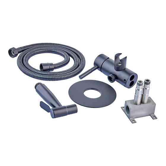 Змішувач для гігієнічного душу Mixxus SUS-333 Black з комфортним керуванням Харків