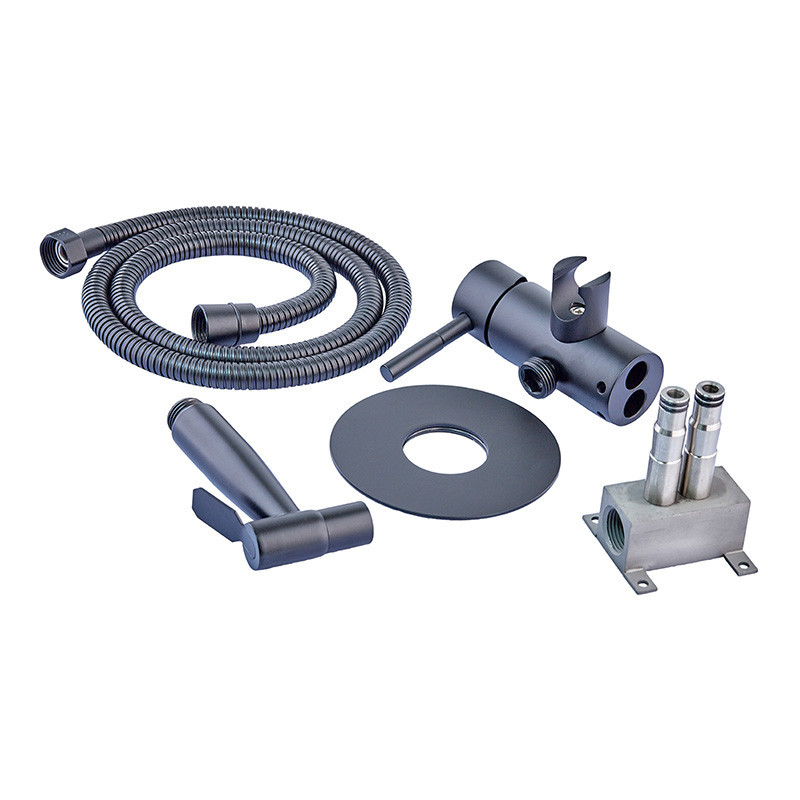 Змішувач для гігієнічного душу Mixxus SUS-333 Black з комфортним керуванням Харків - фото 3