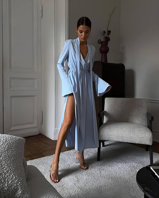 Жіноча романтична приталена сукня костюмка Одеса - фото 5