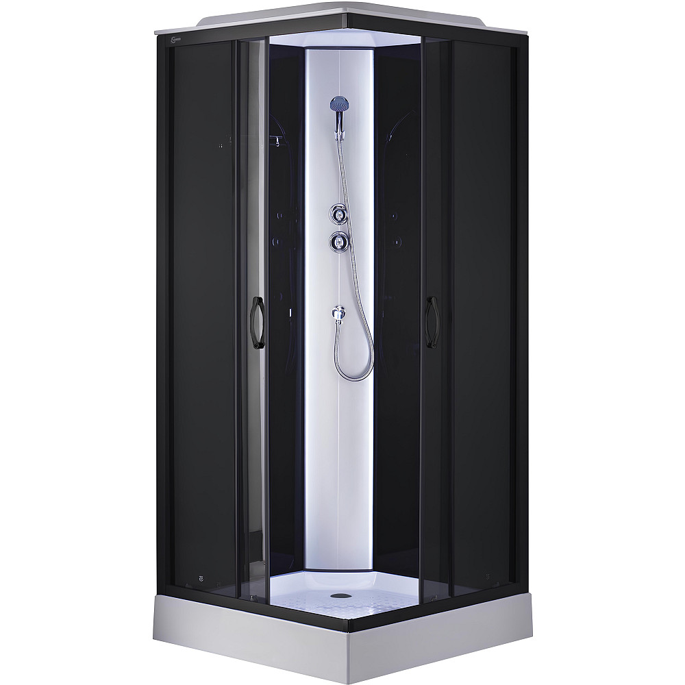 Душовий бокс квадратний NIDA L90GBB (L90B) BRAVO (4уп.) Київ - фото 1