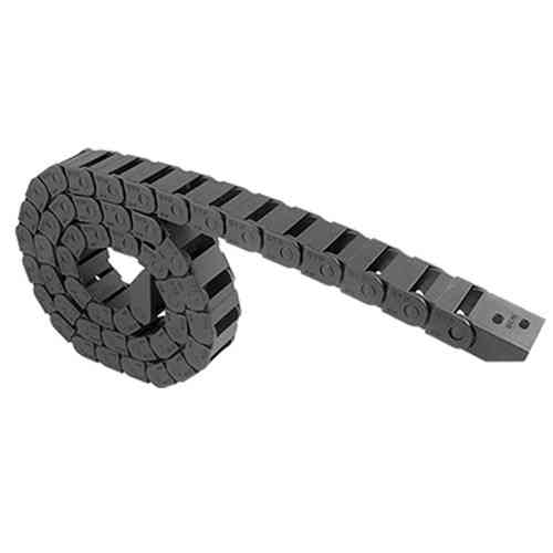 Кабель-канал ланцюговий відкритий, гнучкий пластиковий канал 10x20 мм, 1 м для охайного укладання проводів Київ