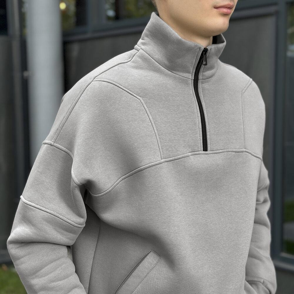 Сталевий спортивний костюм для чоловіків. Комплект осінь зима Pobedov Grand ЗИМА Київ - фото 3