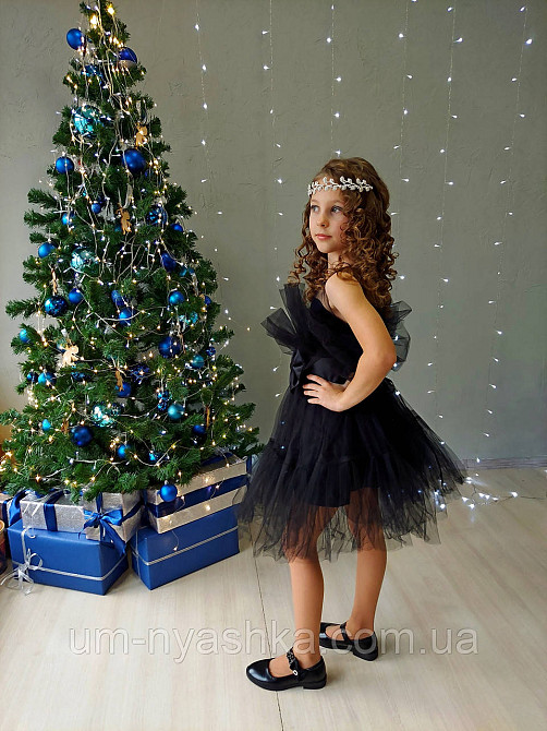 Черное нарядное платье на девочку Уэнсдэй Кривой Рог - изображение 8