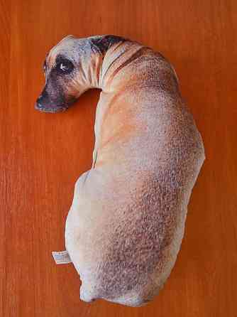 М'яка подушка-іграшка Аліна собака 3D Київ