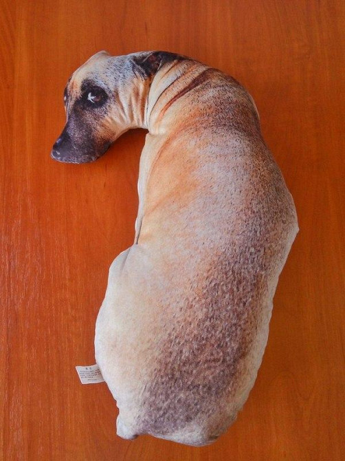 М'яка подушка-іграшка Аліна собака 3D Київ - фото 4