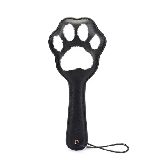 Паддл в виде кошачьей лапки Liebe Seele Round Paddle Black/White Львов