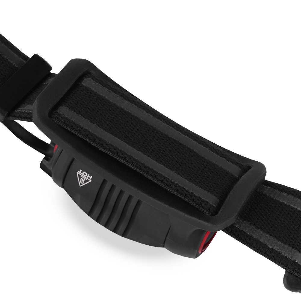 Ліхтар налобний Brevia 500Lm, 2600mAh micro-USB, IP64, заднє світло Львів - фото 7