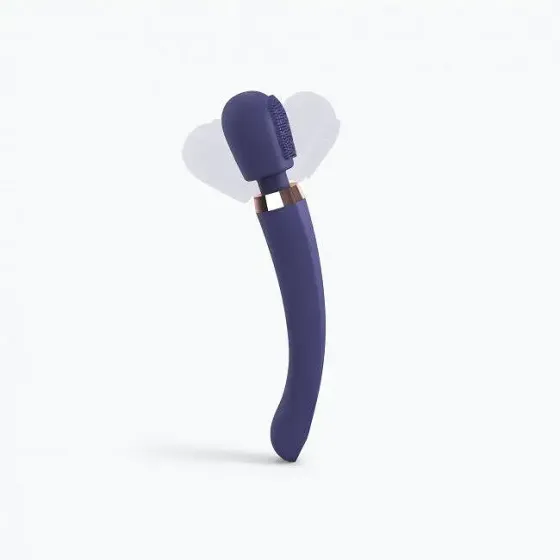Вібромасажер із силіконовою щіточкою Love to Love Brush Crush - Midnight Indigo Львів