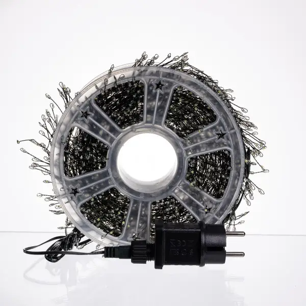 Гірлянда новорічна 50 м, 1500 LED, зелений провід Київ - фото 6