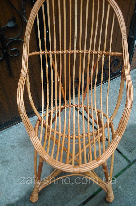 Кресло балконное плетеное с подлокотниками Киев - изображение 5