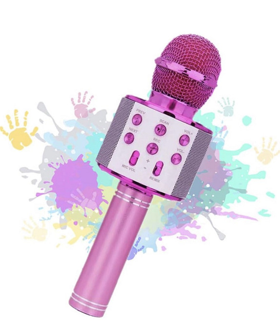 Мікрофон для караоке Bluetooth колонка Handheld KTV WS-858 Луцьк - фото 1