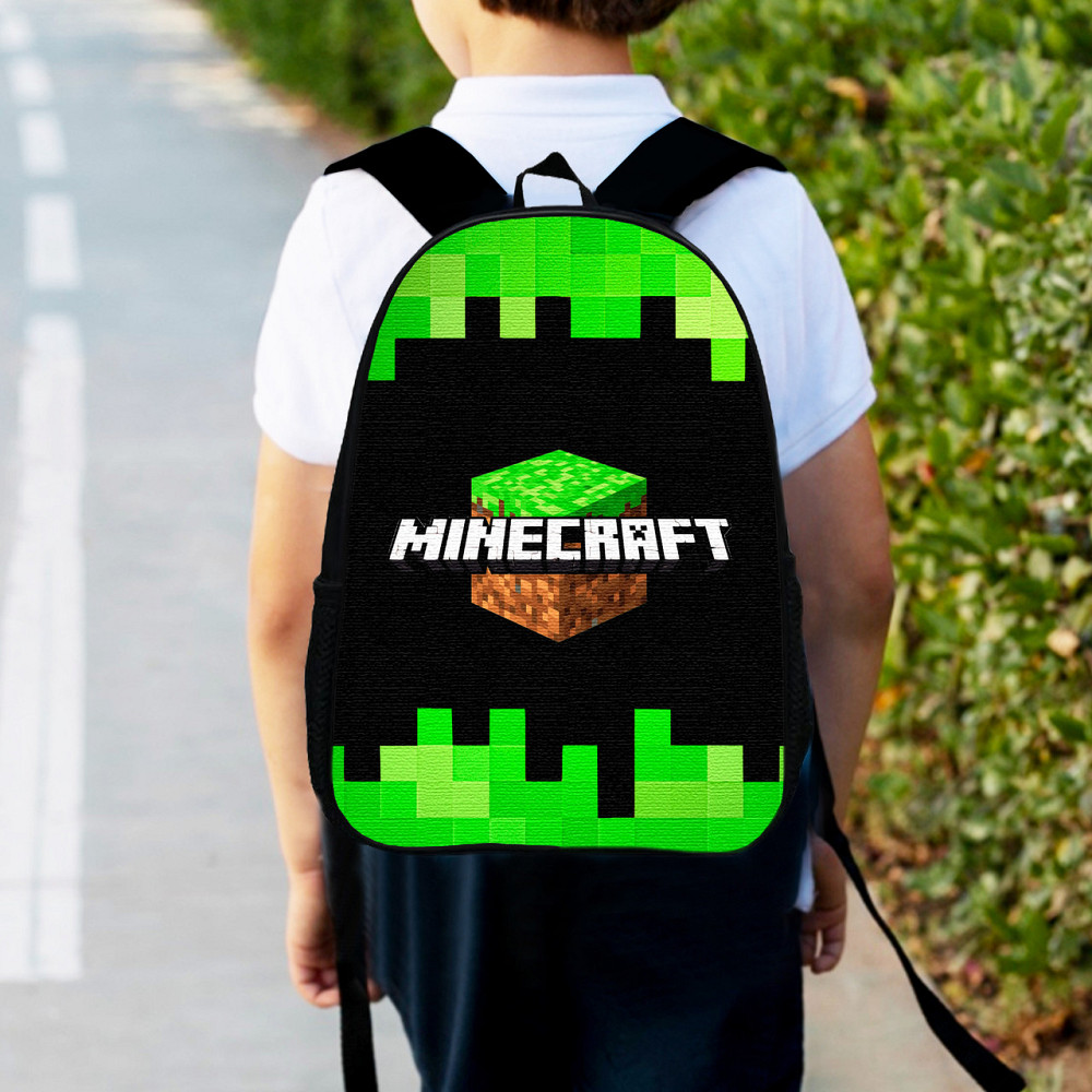 Рюкзак дитячий майнкрафт "Minecraft" 34х27см, міський ранець для хлопчика з принтом (00181) Київ - фото 1