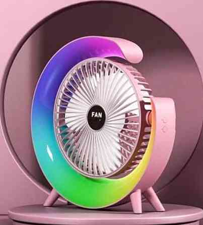 ВЕНТИЛЯТОР с подсветкой G-Вентилятор Ночник от USB с подсветкой. Харьков