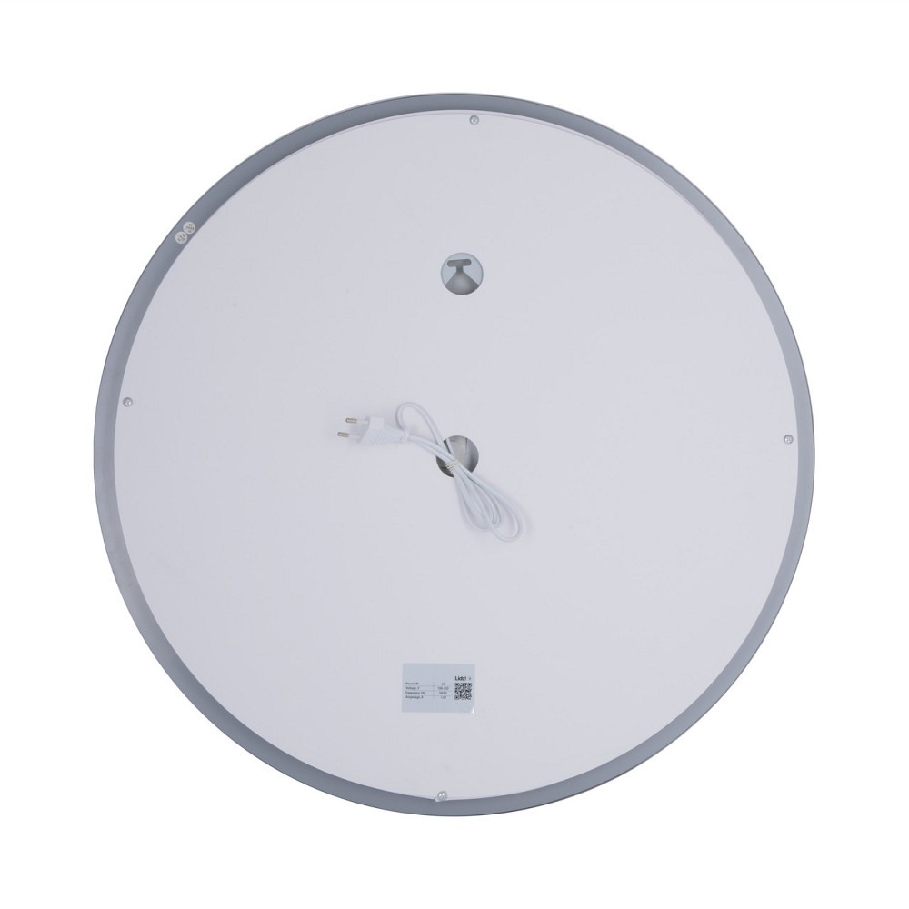 Дзеркало Lidz Aria R600 з LED-підсвіткою Touch, з антизапотіванням, з диммером, рег. яскравості LD78LR600 Київ - фото 5