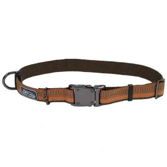 Coastal K9 Explorer Collar КОСТАЛ К9 ЭКСПЛОРЕР светоотражающий ошейник для собак, 2.5х46-66см Киев