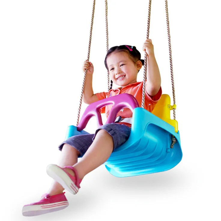 Гойдалка дитяча підвісна зі спинкою WCG DALI 3в1 для дітей Київ - фото 3