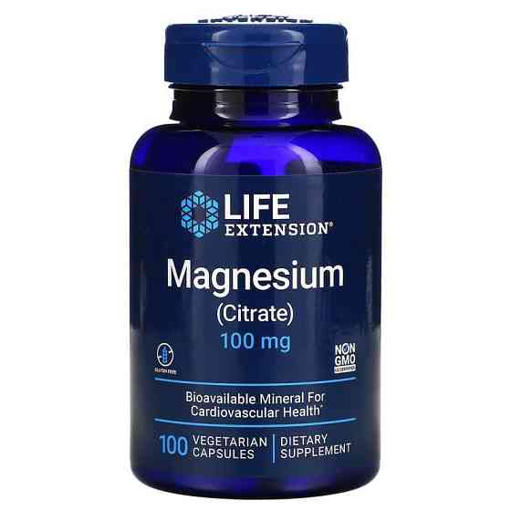 Цитрат магнію (Magnesium Citrate) 100 мг 100 капсул Київ