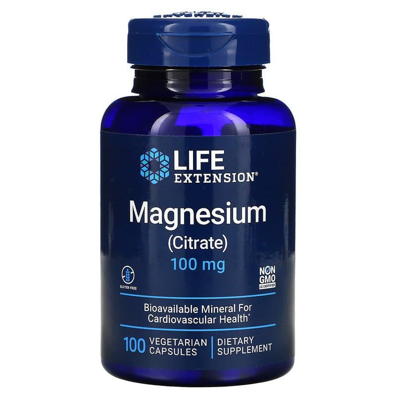 Цитрат магния (Magnesium Citrate) 100 мг 100 капсул Київ - фото 1