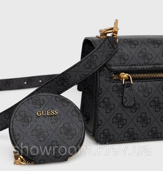 Жіноча сумочка Guess на плече (841619) сіра Київ - фото 3