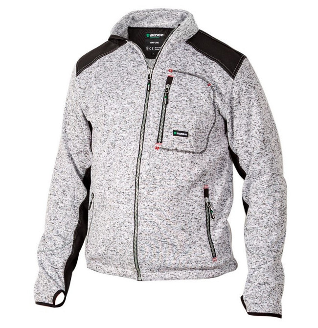 Куртка-кардиган утепленная рабочая Sizam Oxford серая XXL Ровно - изображение 5