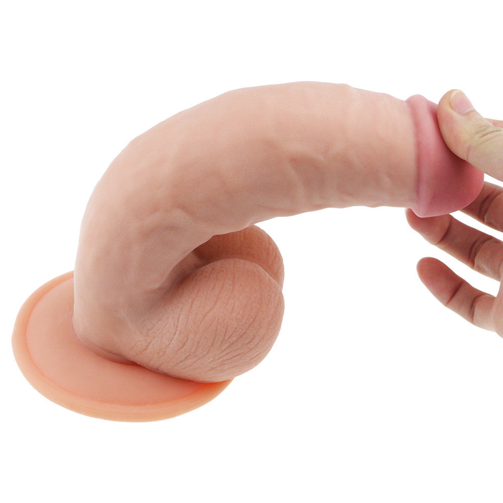 Фалоімітатор - The Ultra Soft Dude 8.5" Sex Aura Київ - фото 8