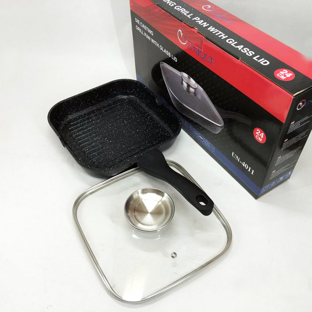 Сковорода для індукційного приготування Unique UN-4011 24см, Сковорода для любителів готувати GN-95 Львів - фото 6