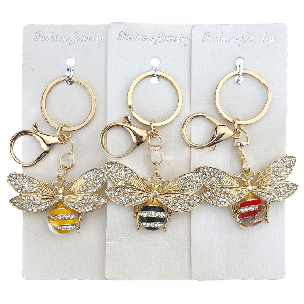 Брелок женский для ключей со стразами Пчелка Киев - изображение 1