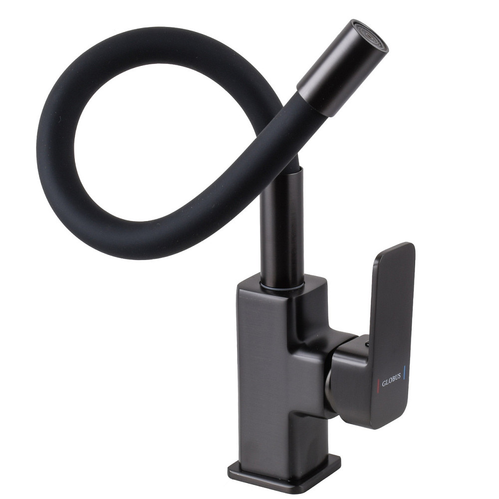 Смеситель для кухни Globus Lux Milano GLM-203LR-11-GRAPHITE (000027888) Киев - изображение 6