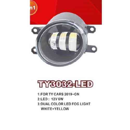 Дополнительные светодиодные фары Toyota Cars TY3032-LED 12V 6W 3000K/6000K с электропроводкой Харьков