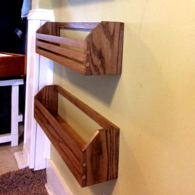 Настінна книжкова полиця "Атлас 80" капучино Миколаїв - фото 4