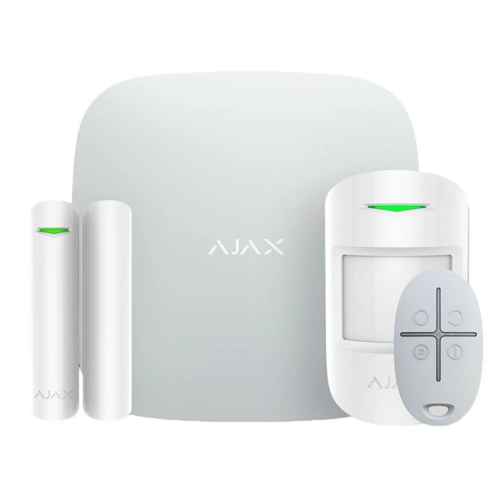 Комплект охоронної сигналізації Ajax StarterKit 2 (8EU) White (29340.102.WH1/35974.102.WH1) Харків - фото 1