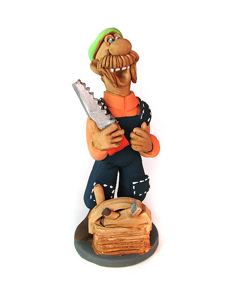 Фигурка из керамики Столяр Киев - изображение 1