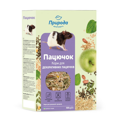 Корм для гризунів Природа «Пацючок» 500 г (4823082410736) Вінниця - фото 1