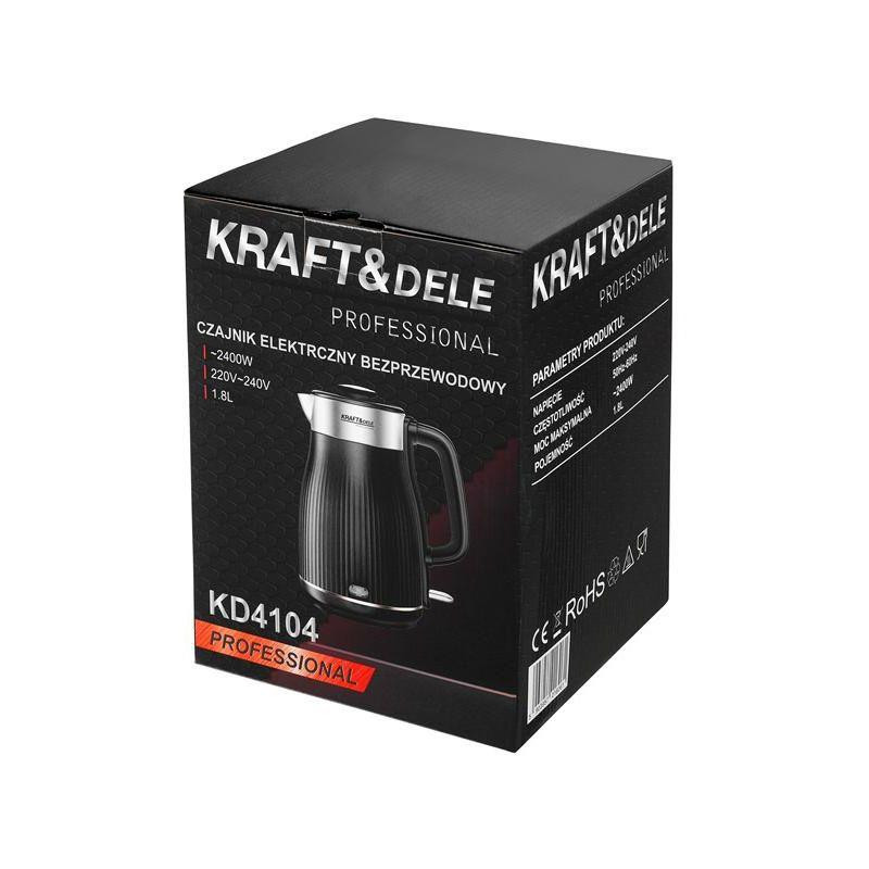 Электрочайник 1,8 л 1500 Вт Kraft&Dele KD4104 2400 Вт Киев - изображение 7