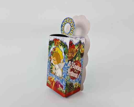 Новорічні коробки для цукерок No230 (700 г) nerw Ангелочки в Ялинки (25 шт.) Харків