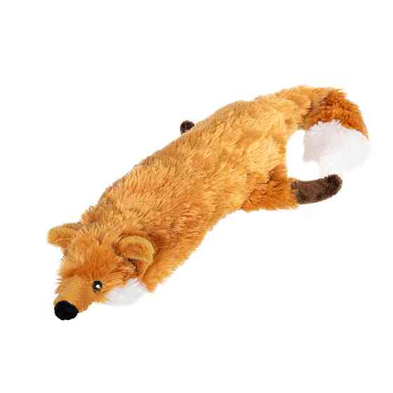 Игрушка для собак Лиса с большой пищалкой GiGwi Catch&fetch, искусственный мех, 63 см Киев