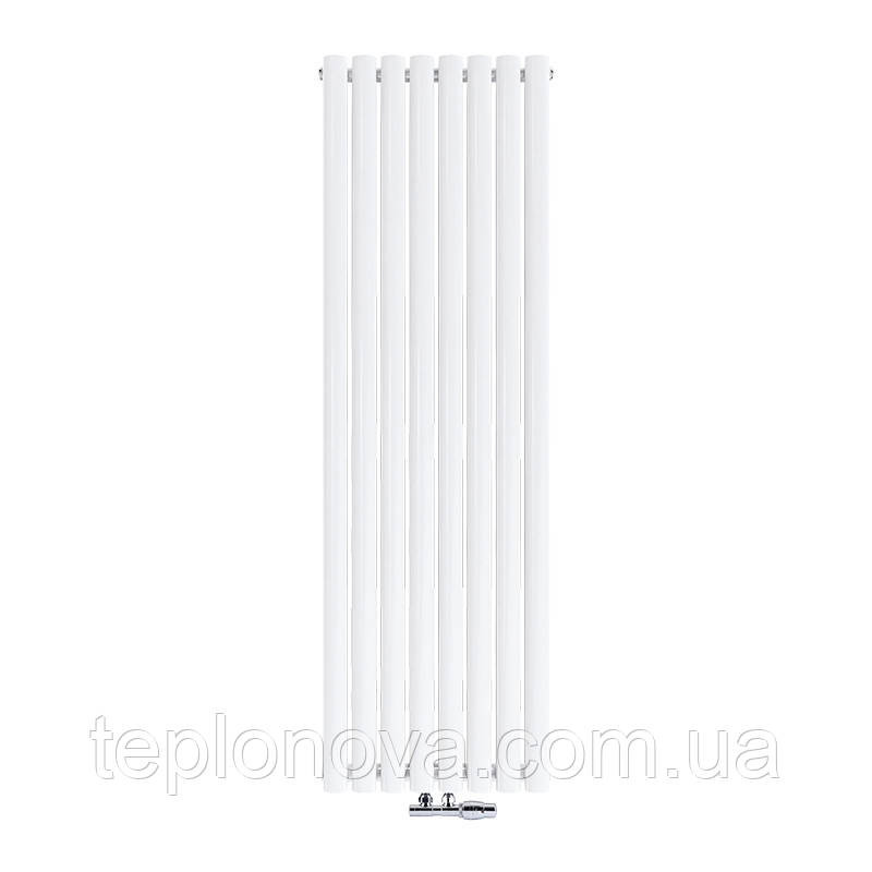 Дизайнерский радиатор 1500/472 (мм) белый мат IDEALE ADELE (универсальное подключение) 11 8/1500/472 Черновцы - изображение 1