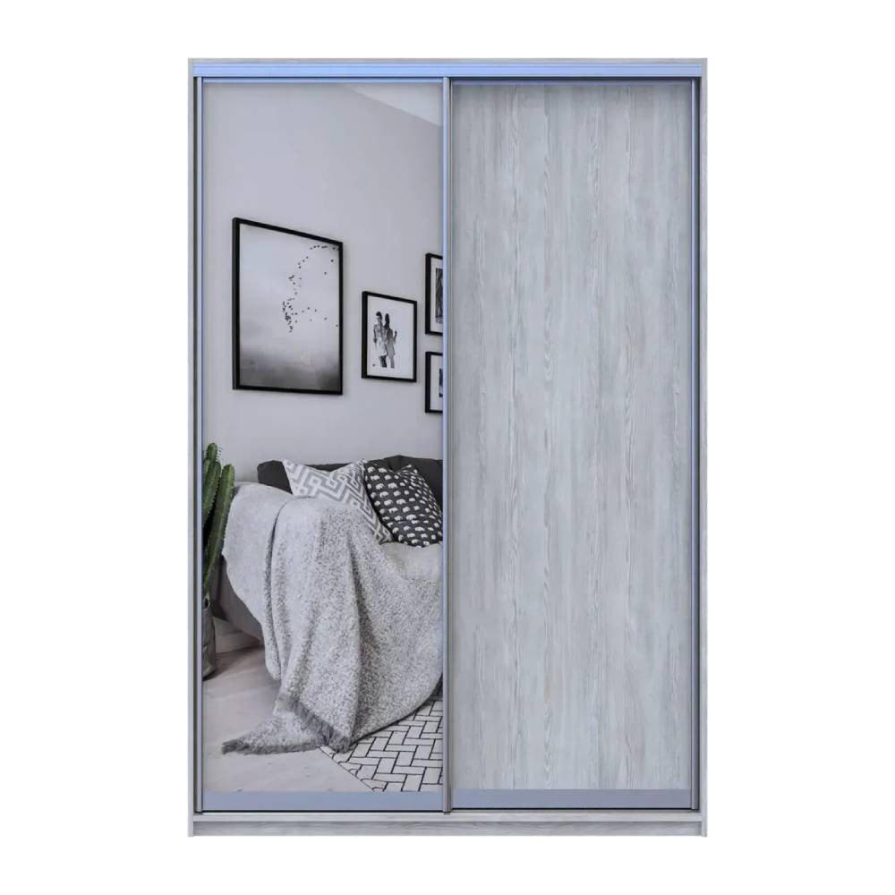 Шкаф купе Doros Сити Лайт Сосна Натти 1 ДСП / 1 зеркало 150х45х225 (DRS-011962) Львов - изображение 4