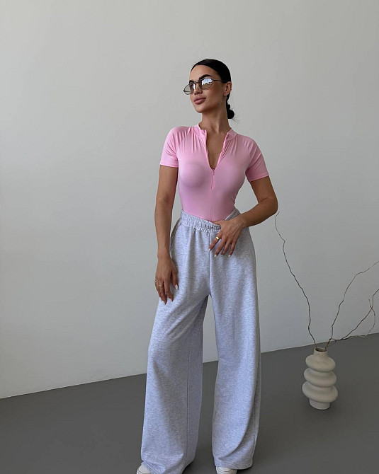 Жіночий базовий боді на блискавці мікродайвінг Барбі, 42/44 Одеса - фото 4