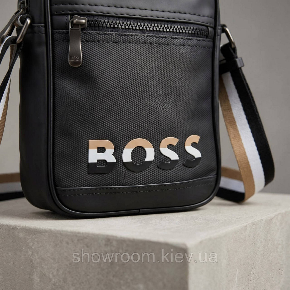 Брендовая мужская борсетка, сумка Boss (3715D) Киев - изображение 7