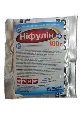 Нифулин плюс 100 г O.L.KAR (неомицин, окситетрациклин) Винница