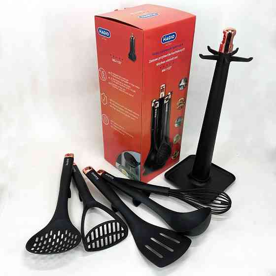 Настільні набори кухонного приладдя Magio MG-1127, Силіконові кухонні приналежності для готування DT-76 Івано-Франківськ