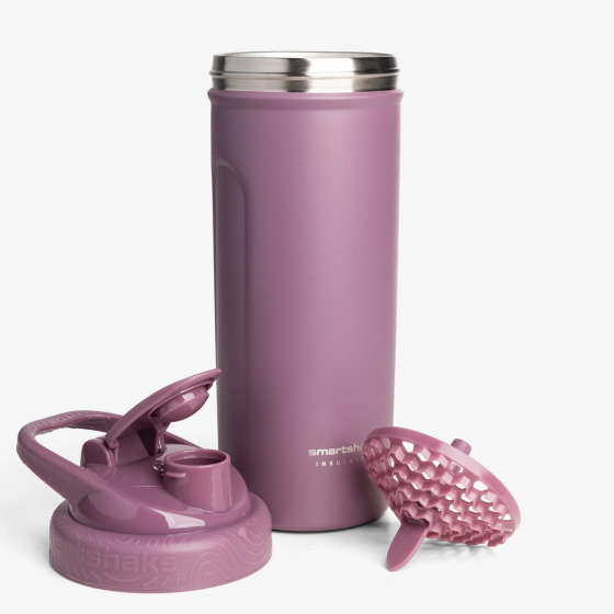 Шейкер спортивний SmartShake металевий Insulated Steel 750ml Plum Кам'янське