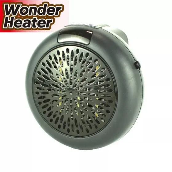 Портативний тепловентилятор Wonder Heater KLW-019A1 900 Вт: керамічний обігрівач у розетку, LED-дисплей, таймер Одеса